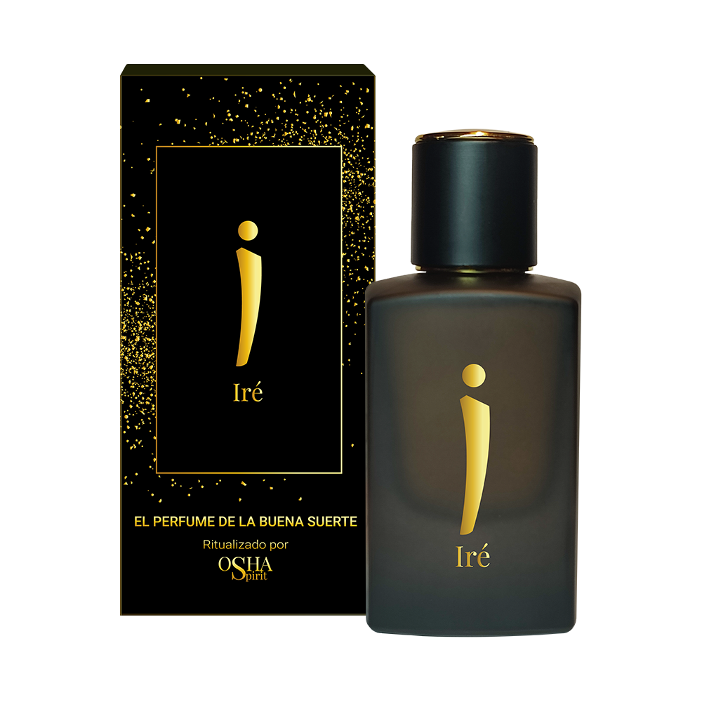 caja y botella Iré parfum fon